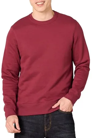 Amazon Herren Fleece-Sweatshirt mit Rundhalsausschnitt (erhältlich in Big & Tall), , S