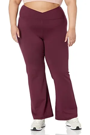 Amazon Damen Build Your Own Bootcut-Leggings mit gekreuzter Taille (erhältlich in Übergröße) (zuvor Core 10), , XXL Große Größen