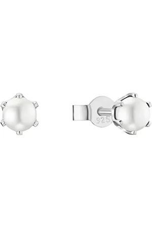 Amor Ohrstecker 925 Sterling Silber, 375 Gold Mädchen Kinder Ohrschmuck, Tiermotiv, Silber, Gold, , Zirkonia, Kommt in Schmuck Geschenk Box