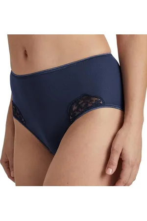 Calida Cotton Desire Midi Slip Damen, aus 100% Baumwolle, Feinripp, ohne Seitennähte und saumfrei