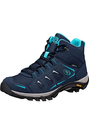 BRUTTING Mount Frakes High Damen Cross-Laufschuh, marine/grau/türkis, 38 EU