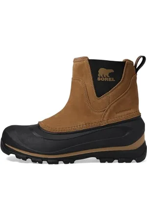 sorel Herren Buxton Pull On Boot WP wasserdichte Schneestiefel, Delta/Black 2024/2025, 42.5 EU