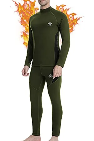 MEETWEE Thermounterwäsche Herren Atmungsaktiv Männer Thermo Funktionswäsche Winter Skiunterwäsche Unterwäsche Thermounterhemd Thermounterhose Base Layer Ski Winter Sport