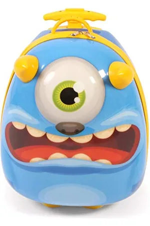 Bayer Chic 2000 Bouncie Kinder-Trolley mit 3D-Monster-Motiv Kindergepäck, 20 Liter, , 40 cm