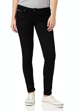 Tommy Hilfiger Sophie Lr Skny Stbks Jeanshosen, Damen, Blau (Staten Black Stretch), 33W / 30L