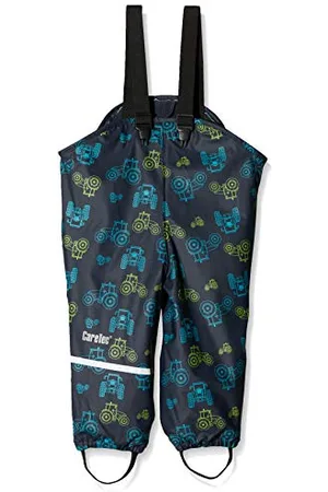 CareTec Kinder Regenlatzhose mit Fleecefutter, Turquoise (968) 2, 74