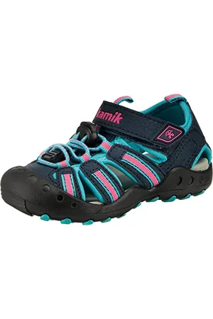 Kamik Kinder Crab Sandale, Türkis (Navy Teal NTE), 35 EU