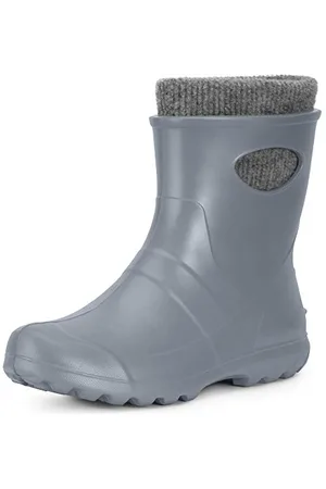 Ladeheid Damen Gummistiefel gefüttert und wasserdicht federleichte Eva Gummischuhe Winter LA-750 ( , 38 EU)