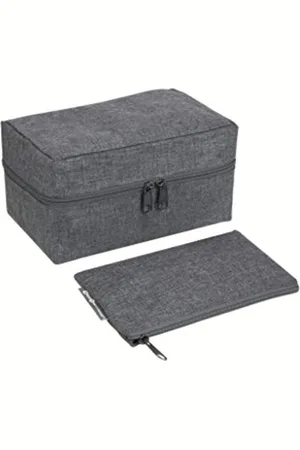 Bigso Box of Sweden BIGSO Koffer Organizer für Zubehör – Aufbewahrungstasche aus Polyester für Koffer und Reisetaschen – Taschenorganizer für Kabel, Schmuck, Reisepass usw. –