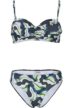 Fashy Damen Bikini mit Muster aus recyceltem Material