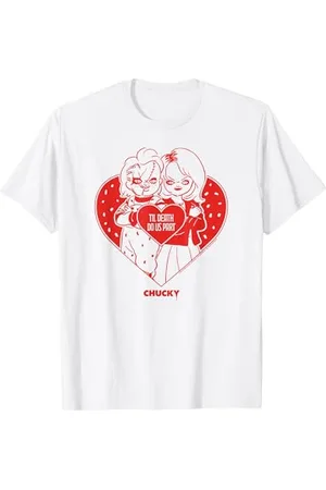 Chucky & Tiffany Til Death Do Us Part Valentine T-Shirt