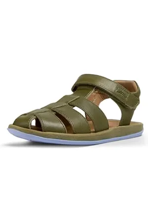 Camper Jungen Bicho 80177 T-Strap Sandal, Grün 073, 29 EU