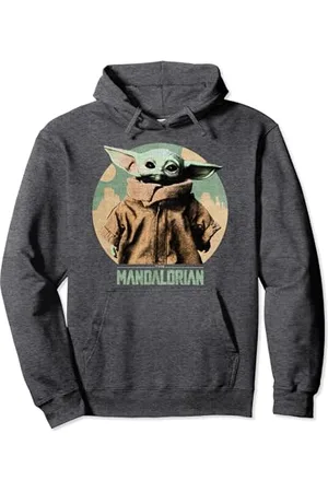 STAR WARS The Mandalorian The Child Faded Portrait Pullover Hoodie