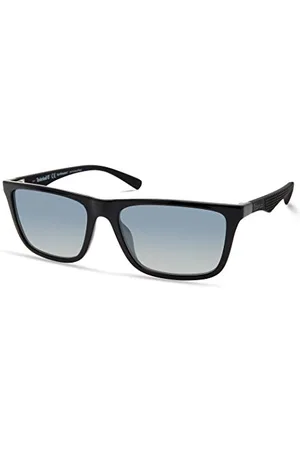Timberland Herren TBA9264, Casual Sonnenbrille in Leichtem Design, Rechteckige Linsenform, Rauchpolarisierte Gläser, , 56