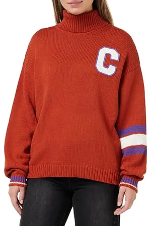 Champion Damen Rochester 1919 Bookstore W-Cotton Knitted Sweater Winter-Edition Pullover, , S