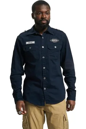 Brandit Luis Vintage Shirt Long Sleeve, Farbe: , Größe: XL