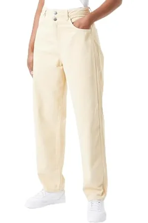 Benetton Damen Pantalone 4LYXDE018 Jeans, Denim 1J4