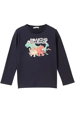 TOM TAILOR Jungen Kinder Langarmshirt mit Dino-Print, , 92/98