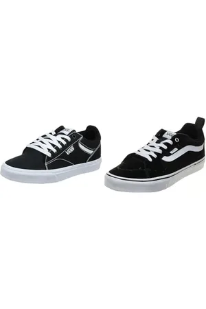 Vans Herren Filmore Sneaker, (Suede/Canvas), 43 EU Seldan ((Canvas) Black/White 187)