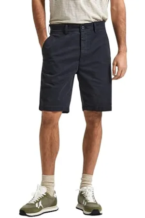 Pepe Jeans Herren Regular Chino Short, Schwarz (Schwarz), 31W