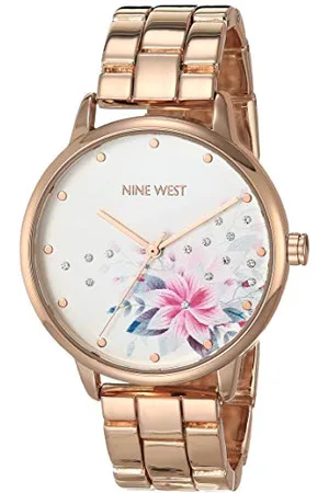 Nine West Damen-Armbanduhr mit Kristallakzent