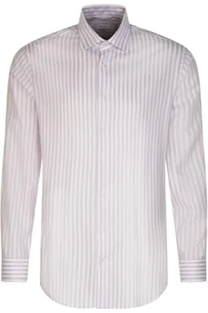 Seidensticker Herren Shaped Fit Langarm Hemd, , 44 EU