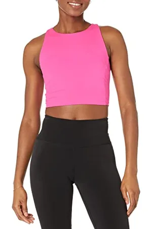 Amazon Damen Active formender, hochgeschlossener Sport-BH mit Racerback - Auslauffarben, , 5XL Große Größen