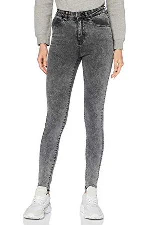 Urban classics Damen Ladies High Waist Skinny Hose Jeans, , 29/30