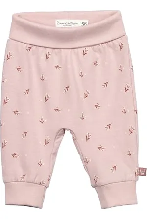 Sterntaler Hose Blümchen - Mädchen Babyhose mit Allover Print - Jogginghose aus Baumwolljersey mit elastischen Bündchen - Bequeme Kinder Schlupfhose, Kinderkleidung ab Geburt, , Größe 74
