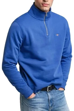GANT Herren REG Shield Half Zip Sweat Sweatshirt, , M