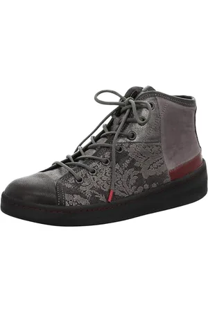 Think! Damen Kumi Leder gefütterte nachhaltige Boots, 0010 SCHWARZ/Kombi, 39.5 EU