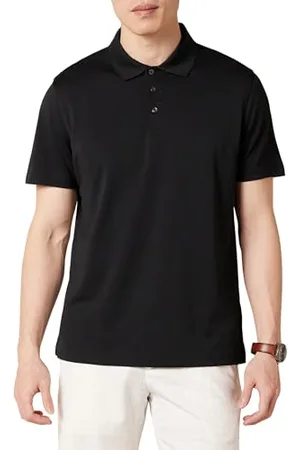 Amazon Herren Golf-Poloshirt, Schnell Trocknend, Schmale Passform, , S