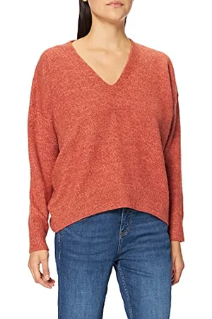 Superdry Damen Studios Slouch VEE Knit Pullover Sweater, , L