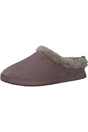QS by s.Oliver Damen Pantoffeln zum Reinschlüpfen Flauschig Rosa , 39