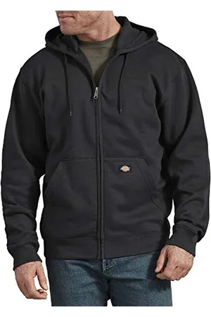 Dickies Herren Full Zip Hoodie Fleece-Jacke, , Small