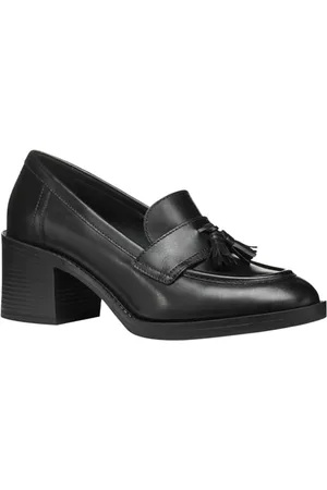 Geox Damen D SERILDA 60 C Moccasin, Black, 38 EU