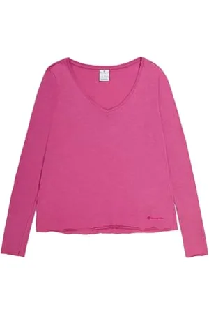 Champion Damen Legacy Minimalist Resort W-L/S V-Neck Langarmshirt, , X-Small