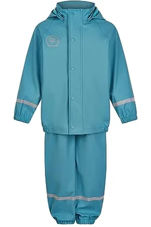 Color Kids Unisex Kinder Rain Set Solid Pu Regenjacke, , 86 cm