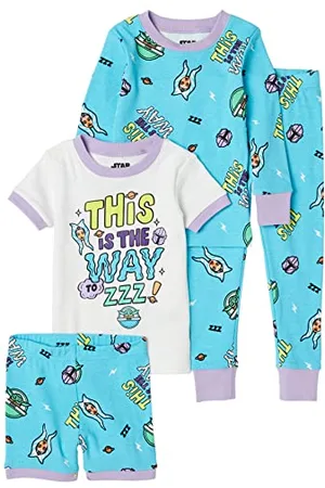 Amazon Disney | Marvel | Star Wars Mädchen Pyjama-Set, 4-Teilig (Zuvor Spotted Zebra), , 4 Jahre