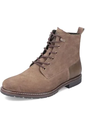 Rieker Herren Schnürstiefel 13730, Männer Stiefel,schnürboots,Kurzstiefel,schnürung,Boots,Winterstiefel,Winterschuhe,braun (64),43 EU / 9 UK