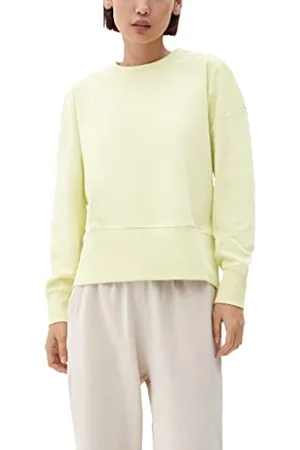 QS by s.Oliver Damen 2121506 Sweatshirt, Limettengrün, 36 EU