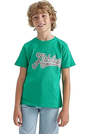 DeFacto T-Shirt Jungen - Hochwertiges und trendiges T-Shirt für Jungs - T-Shirt Kinder Jungen