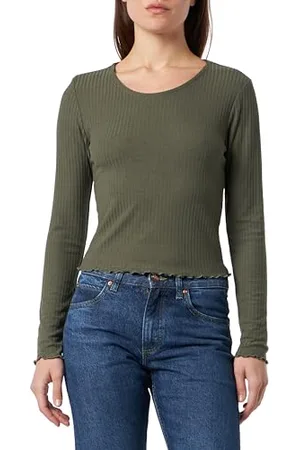 ONLY Damen Onlemma L/S O-Neck Short Top Noos JRS, , L