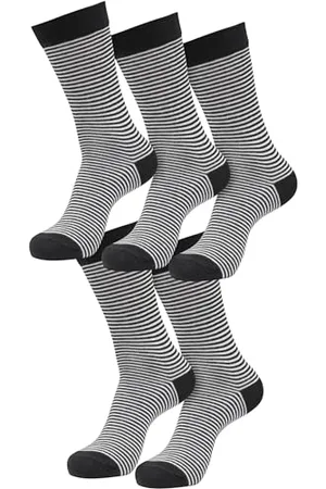 Urban classics Unisex Socken Fine Stripe Socks 5-Pack, 5er Pack Unisex Socken, gestreift, Regular Fit, erhältlich in verschiedenen Farben, Größen 35-38, 47-50