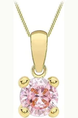 Amazon Halskette mit Anhänger aus 9-karätigem Gold mit Geburtsstein für Oktober (ehemals Amazon Collection)