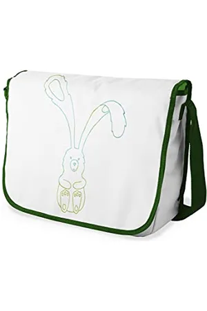 Le Jardin du Lin Digital Bedruckte Messenger Schultaschen mit Khaki Riemen für Mädchen und Jungen, Zurück zur Schule, Kuriertaschen für Schüler, Umhängetaschen, Größe: 29x36 Cm