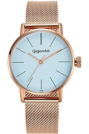 Gigandet Damen Analog Japanisches Quarzwerk Uhr mit Edelstahl Armband 2VNAG43/020
