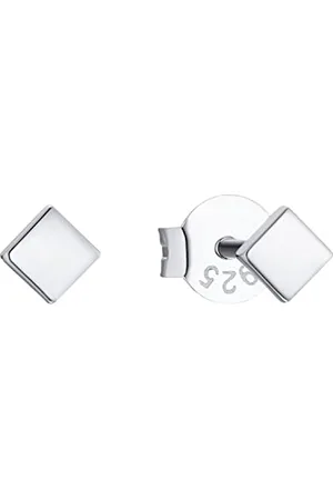 Amor Ohrstecker 925 Sterling Silber Damen Ohrschmuck, 0,3 cm, Silber, Kommt in Schmuck Geschenk Box, 2016916
