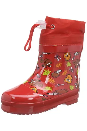Playshoes Unisex Kinder Gummistiefel Halbschaft gefüttert Regenstiefel, , 25 EU