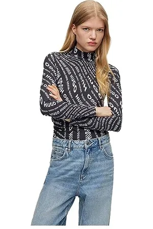 HUGO BOSS Damen Dachora Jersey Top, , L EU